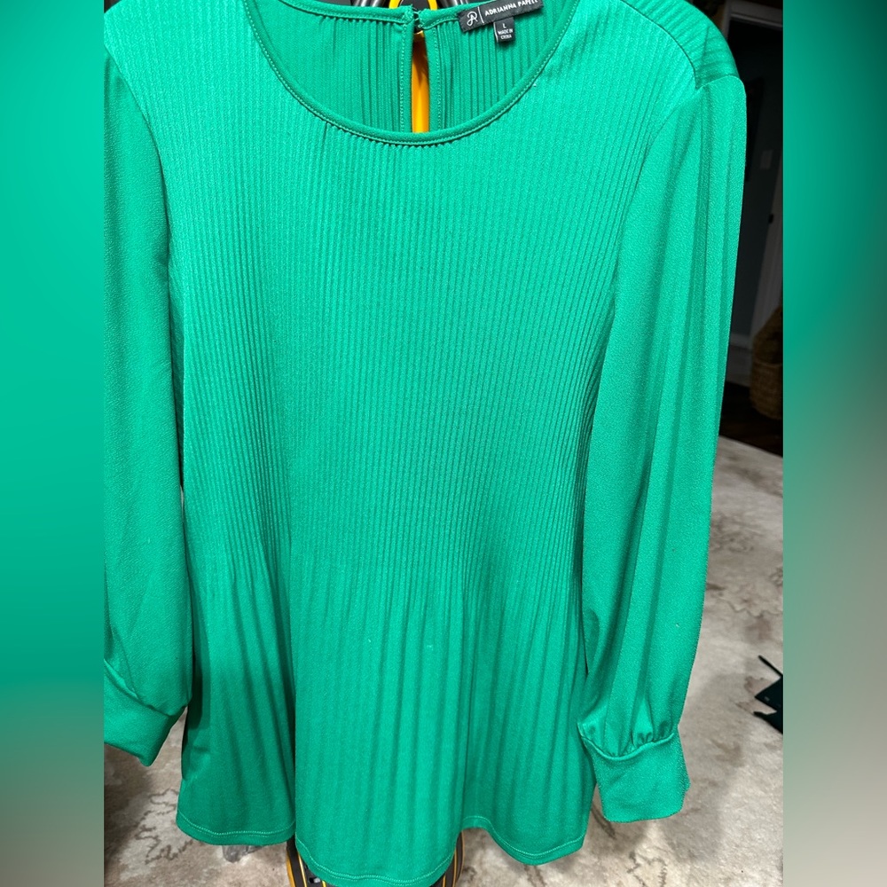 Green blouse